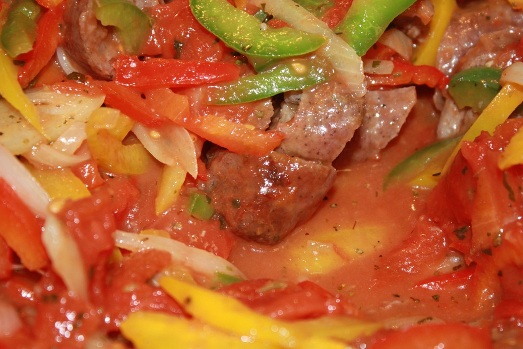 AWESOME SAUSAGE AND PEPPERS BABY!!!