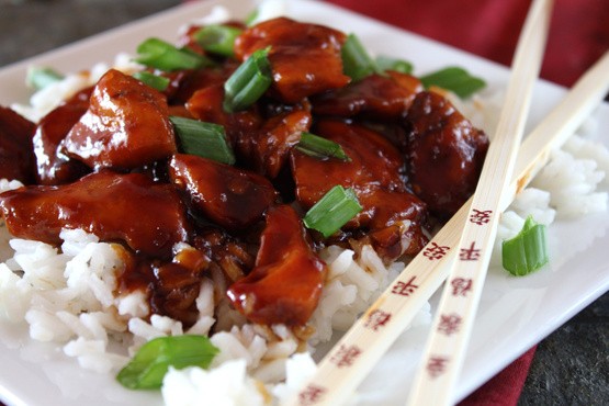 AWESOME BOURBON CHICKEN!!