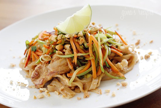 ASIAN PEANUT NOODLES & CHICKEN!!