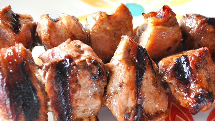 FIERY PORK SKEWERS!!