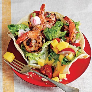 Shrimp Taco Salad, Chipotle-style!!