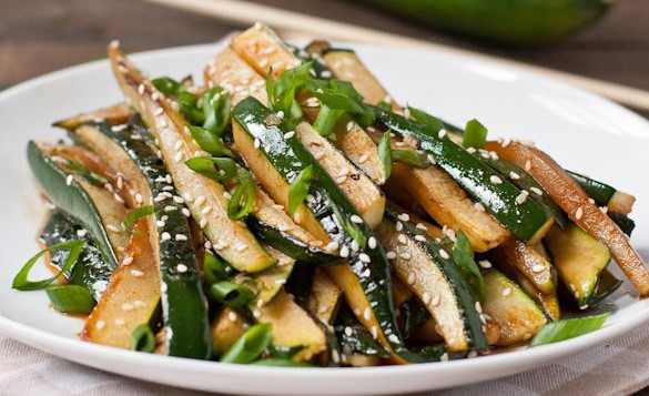 SPICY ASIAN ZUCCHINI!!