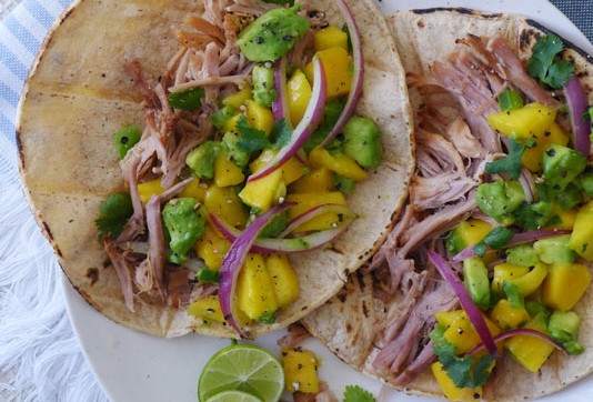 MANGO CHIPOTLE CARNITAS TACOS!!