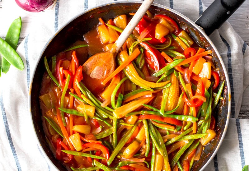 VEGETABLE SWEET & SOUR!!