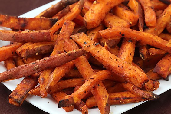 HOMEMADE SWEET POTATO FRIES!!