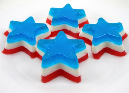 JULY 4TH STAINED GLASS JELL-O!!