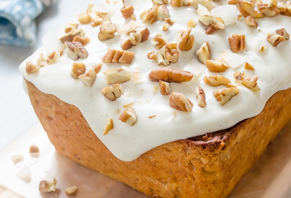 HUMMINGBIRD BREAD W/ VANILLA BEAN GLAZE!!