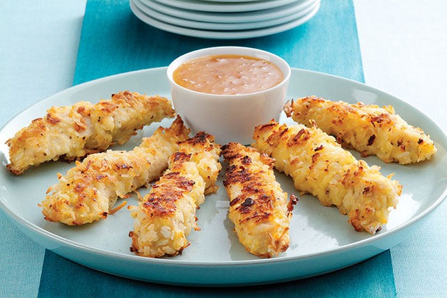 SPICY COCONUT CHICKEN STRIPS!!