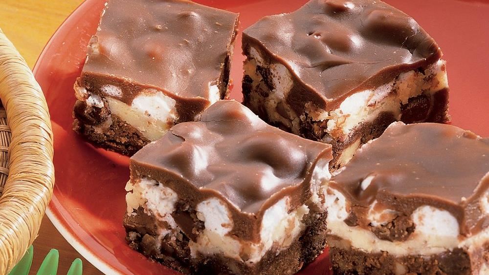 ROCKY ROAD FUDGE BARS!!