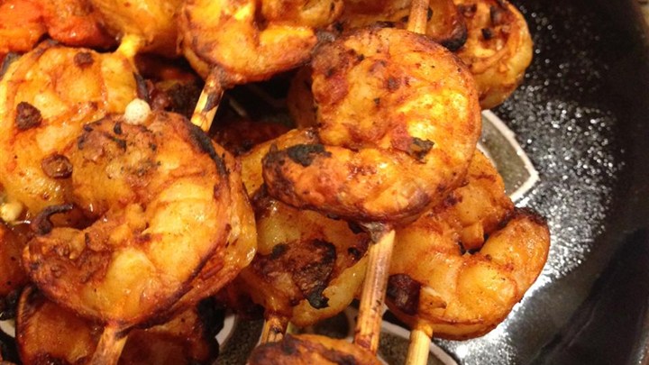 SPICY CHIPOTLE GRILLED SHRIMP!!