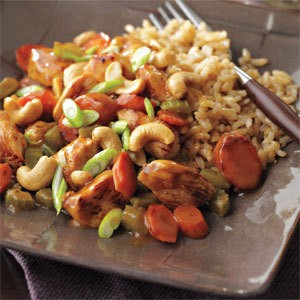 HONEY NUT CHICKEN STIR FRY!!