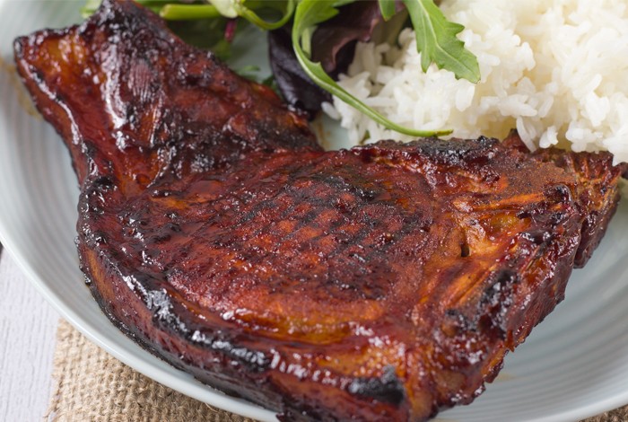 MARINATED SPICY PORK CHOPS!!