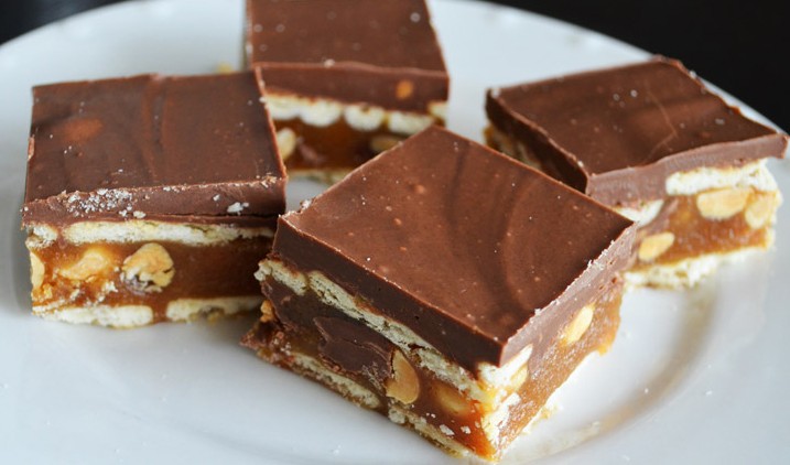 SALTED CARAMEL STACK BARS!!