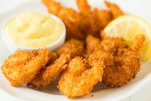 COCONUT SHRIMP W/ MANGO DIPPING SAUCE!!