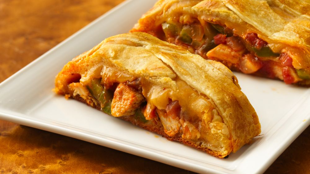 CHICKEN FAJITA CRESCENT BRAID!!