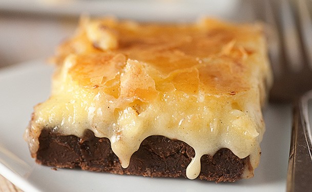 GOOEY BUTTER BROWNIES!!