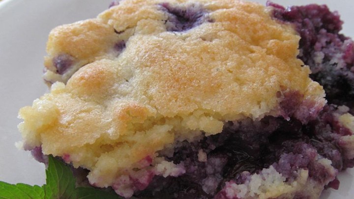 BEST EVER BLUEBERRY COBBLER!!