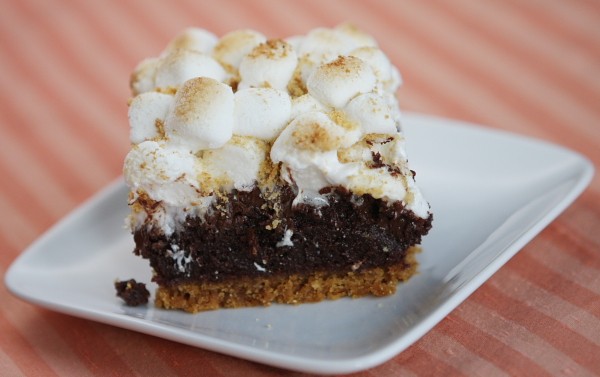 SIMPLE S’MORES BROWNIES!!