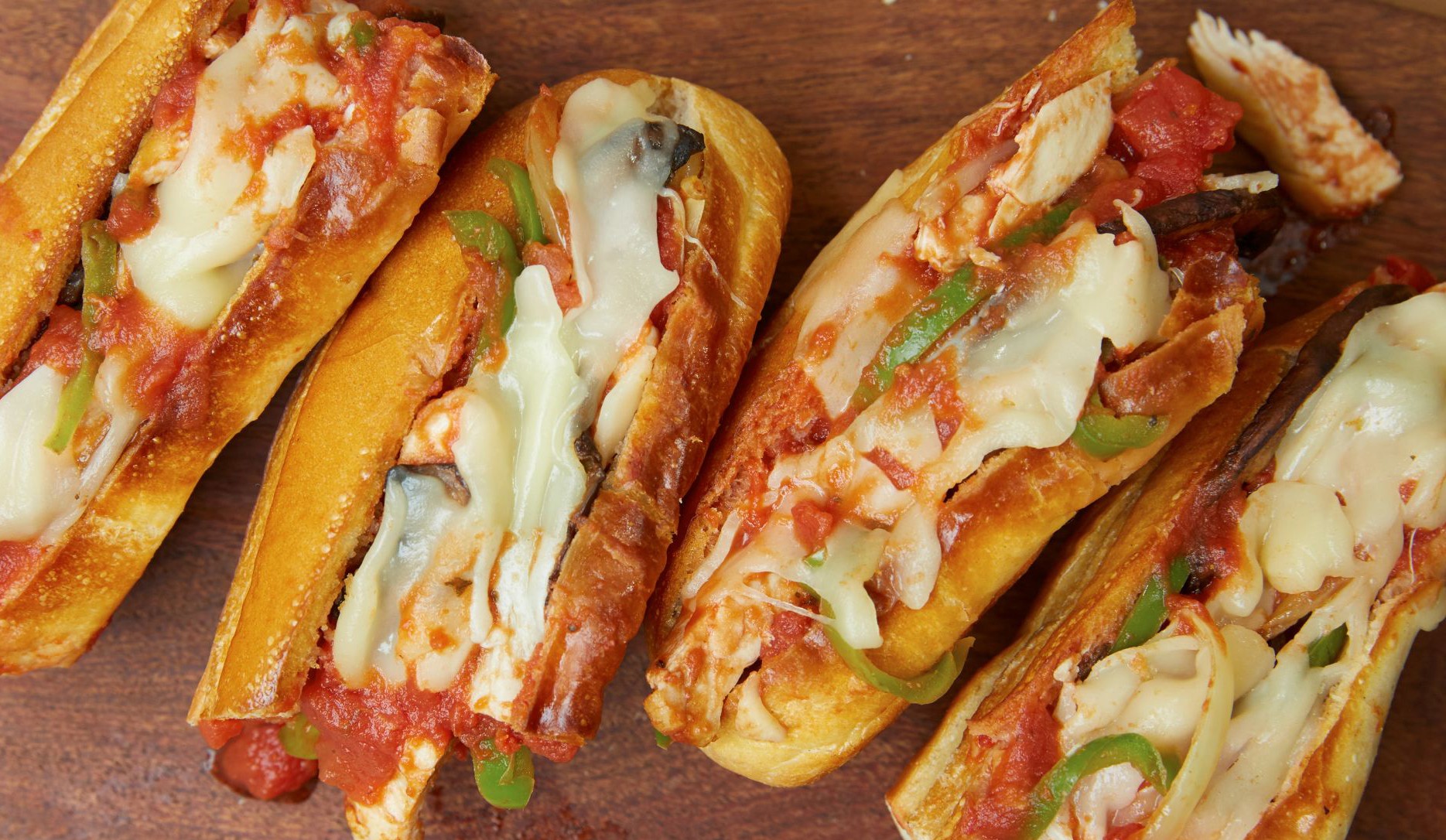 SUCCULENT CHICKEN CACCIATORE SUBS!!