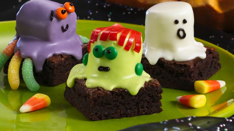 SPOOKY HALLOWEEN BROWNIES!!