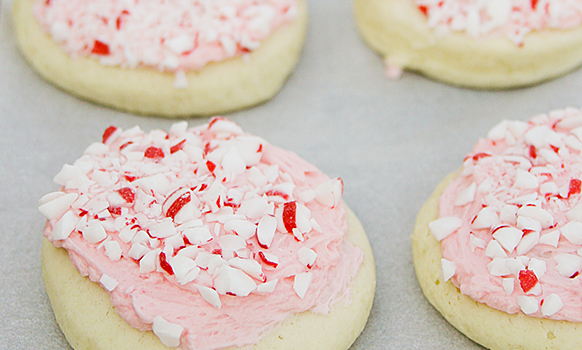 PEPPERMINT BUTTER COOKIES!!